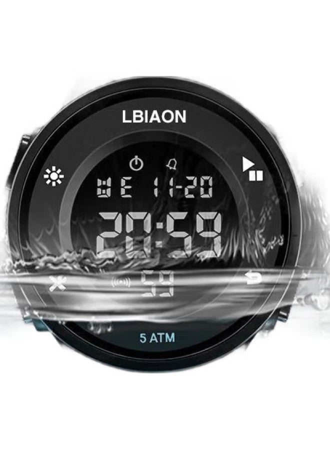 YAJIA Sports Digital Watch For Men And Women, Middle And High School Students, Luminous, Waterproof, Multifunctional Watch For Teenagers And Children - Image 1