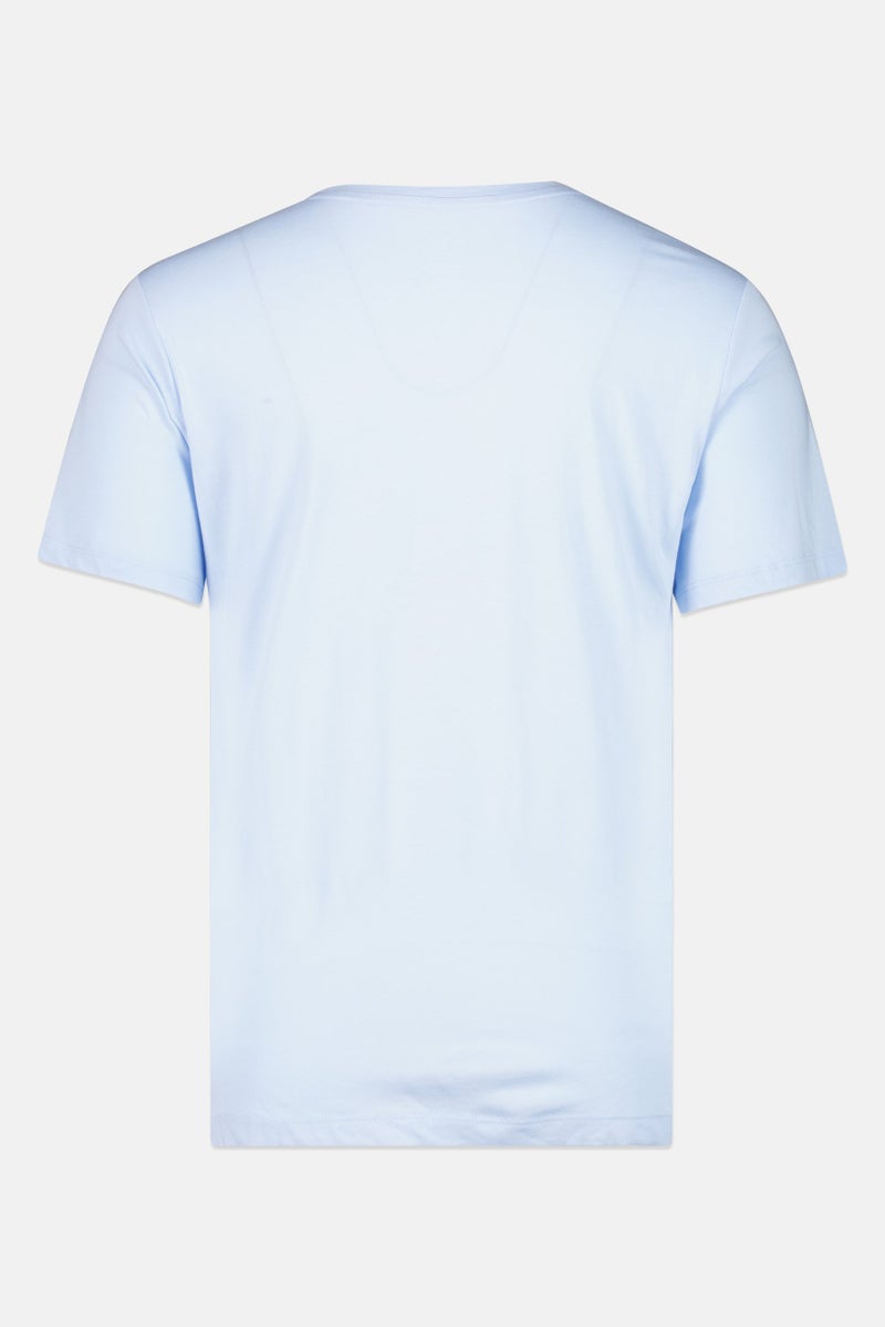 Member's Mark Women Crew Neck Short Sleeve Solid T-Shirt, Sky blue - Image 2