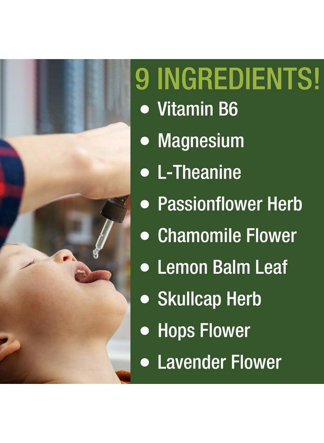 Peak Performance Kids Calm Liquid Drops. Aid for Relaxation, Calming, Optimal Sleep With Chamomile, Magnesium. No Bitter Taste. Kids Won't Know They're Taking It. Sugar Free 9-in-1 Vegan Supplement. Non-Habit Forming - Image 2