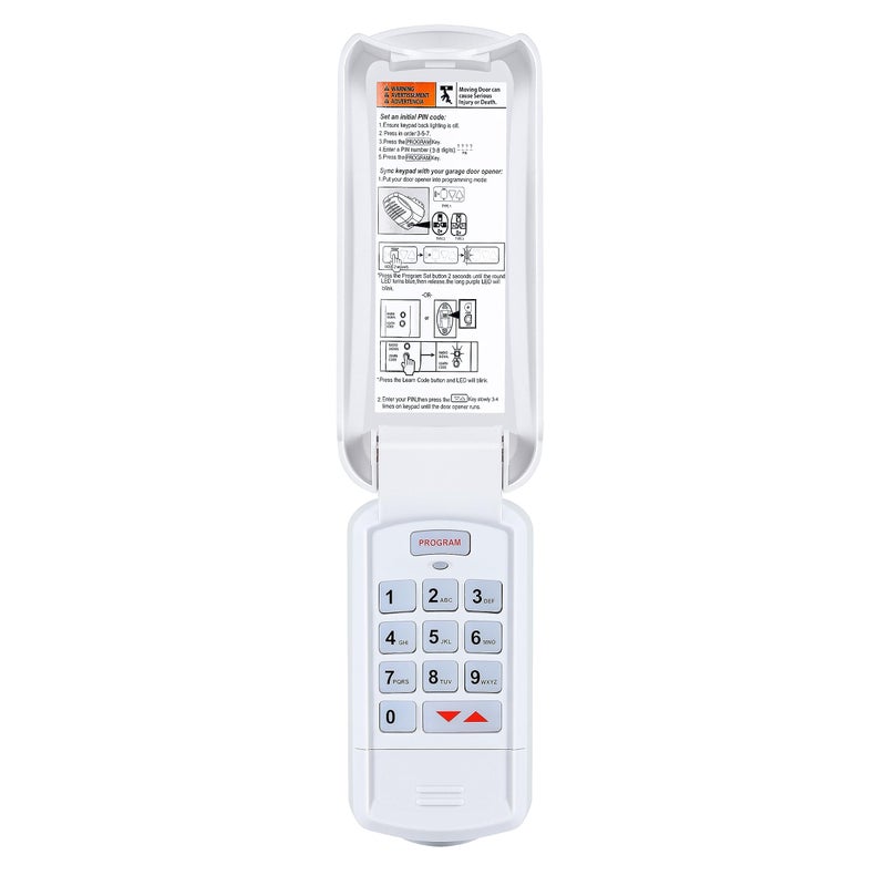 ASONPAO 1 لـ GK-R Wireless Intellicode Genie فتحت باب المرآب لوحة المفاتيح البحث التلقائي 315/390MHZ ضمان 3 سنوات - Image 1