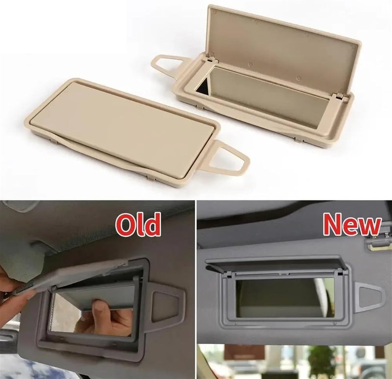 QASULER Car Sun Shade Visor Mirror Cover for Mercedes-Benz - Image 3