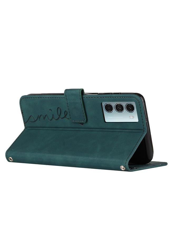 إيروريكس جراب لهاتف Motorola Moto G200 5G مصنوع من الجلد بتصميم على شكل قلب مع حبل تعليق - Image 3