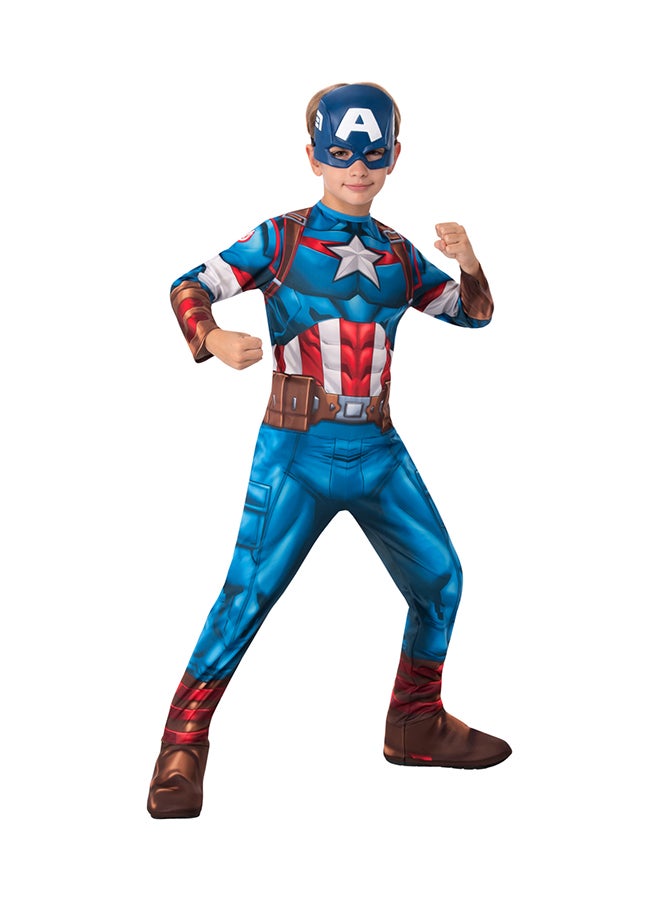Rubies Costume Official Marvel Avengers Captain America Classic Childs Costume - Image 1