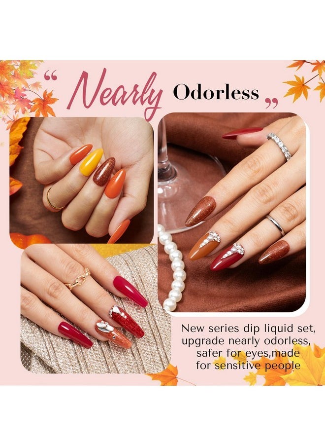 AZUREBEAUTY Dip Powder Liquid Set 2 Pcs Odorless Dip Base & Top Coat For Dip Powder Nail Kit 15Ml/0.5Oz Clear Nail Dip Liquid Set For Dip Manicure Kits Dipping Powder Nail Kit Diplypro  - Image 2