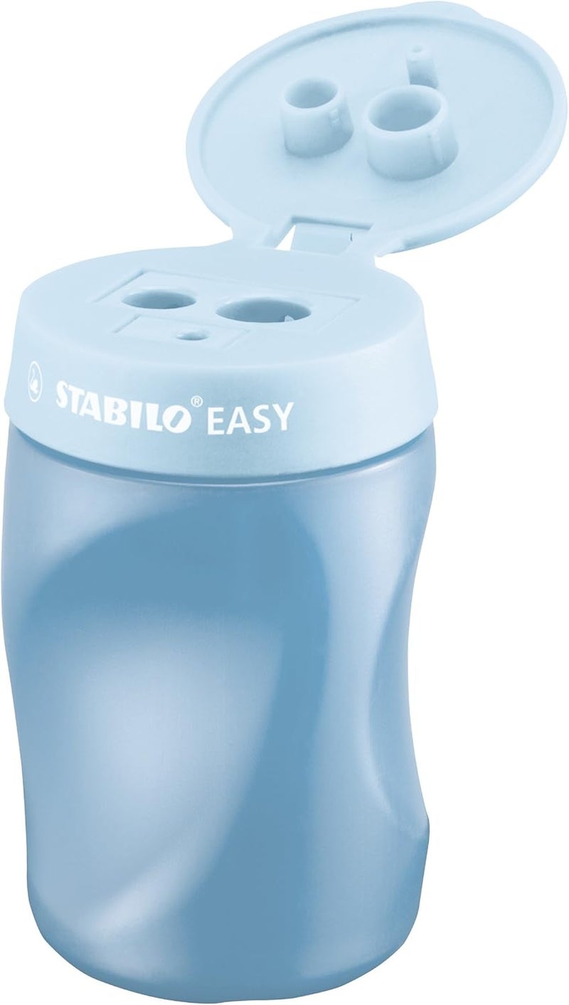 STABILO Ergonomic Container Sharpener  STABILO EASYsharpener  3 in 1  RightHanded  Blue - Image 2