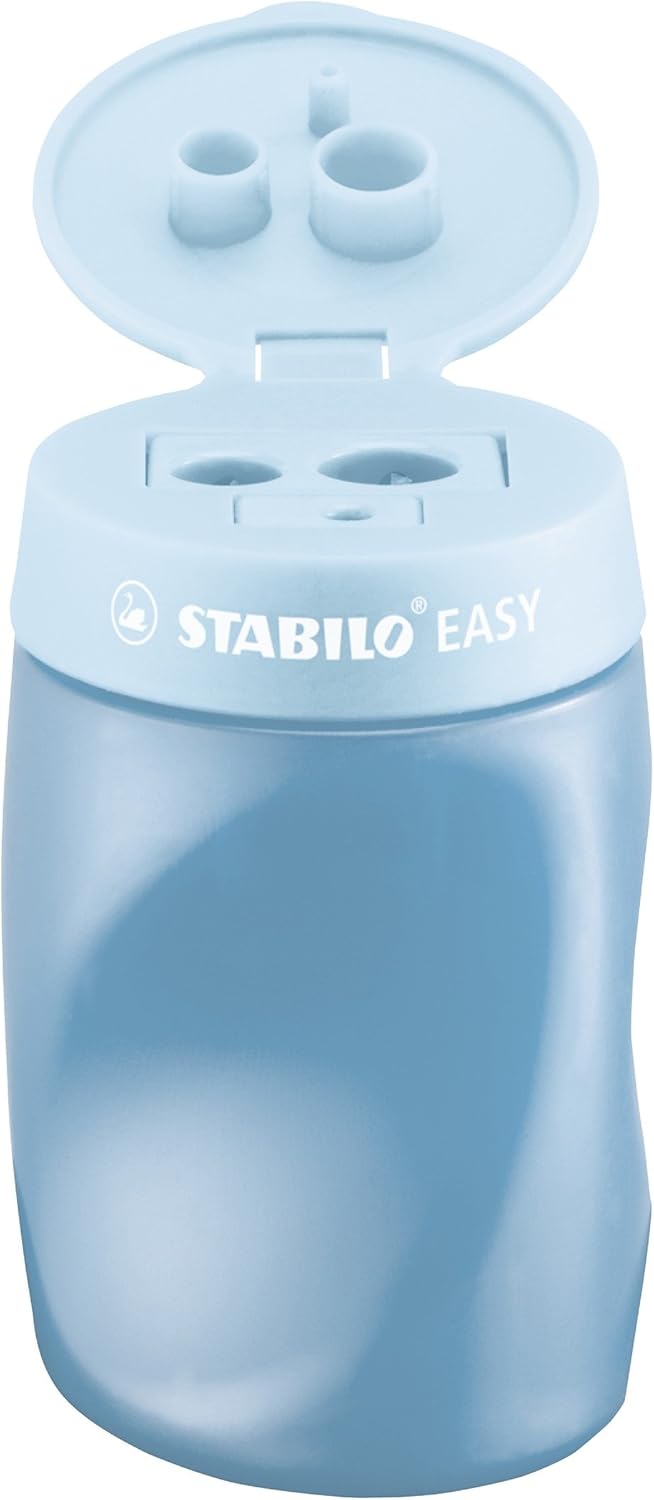 STABILO Ergonomic Container Sharpener  STABILO EASYsharpener  3 in 1  RightHanded  Blue - Image 3