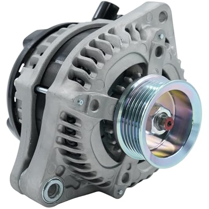 Torquizo Alternator for Acura MDX 2005 2006 2007 2008 2009, RL 2005 2006 2007 2008, TL 2005 2006 2007 2008, Compatible with Honda Odyssey 2005 2006 2007, Pilot 2005 2006 2007 2008, OE: 11030 - Image 1