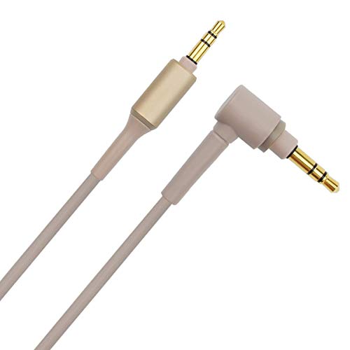 Saipomor WH1000XM5 Replacement Audio Cord WH-1000XM4 Cable Compatible with Sony WH1000XM2 WH-1000XM3 MDR-XB950BT MDR-100ABN MDR-10R MDR-1000X MDR-ZX770BN Noise-Canceling Headphones(Gold) - Image 1