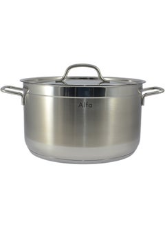 ALFA Alfa Casserole - 14.8 Liter Capacity -18/10 Cr-Ni Stainless Steel 32X18.5Cm - Silver  - Image 1
