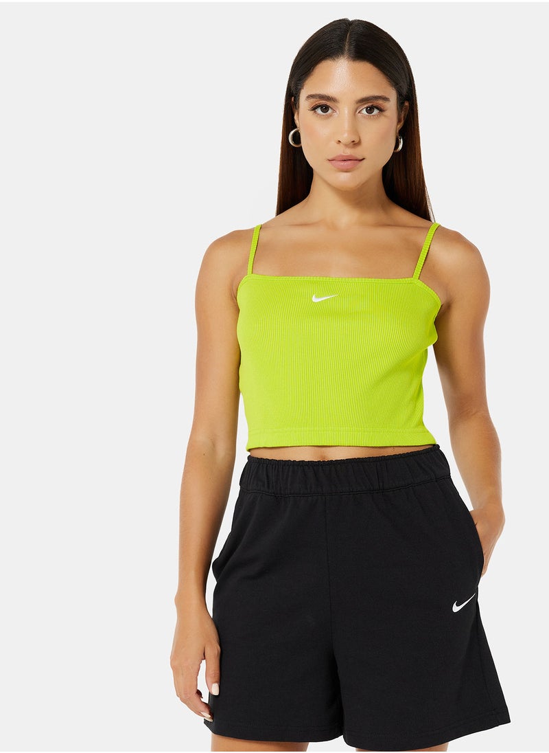 Nike - NSW Essential Rib Crop Top - Image 1