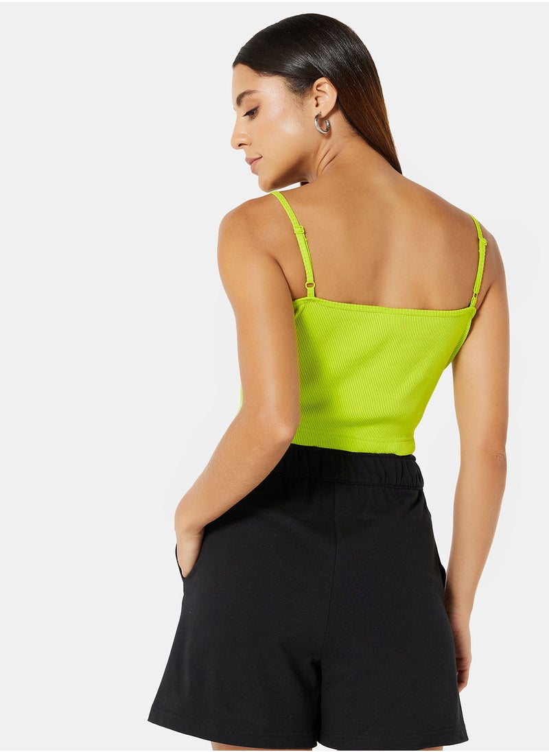 Nike - NSW Essential Rib Crop Top - Image 1