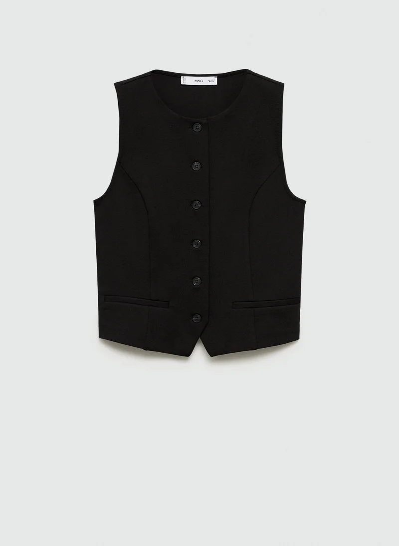 MANGO Roma Knitted Gilet