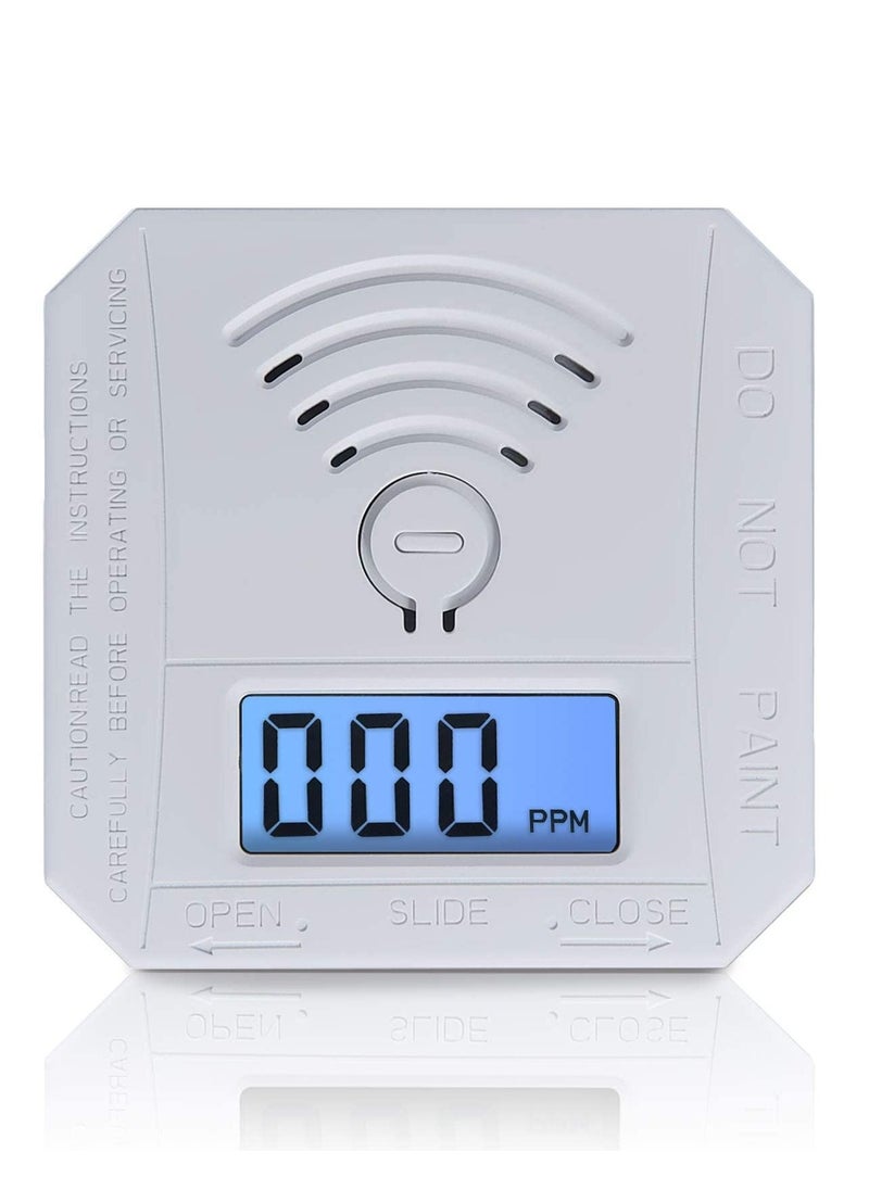 KASTWAVE - Carbon Monoxide Detector, CO Gas Monitor Alarm Detector CO Sensor with LED Digital Display and Sound Warning for Home, Depot - Image 1