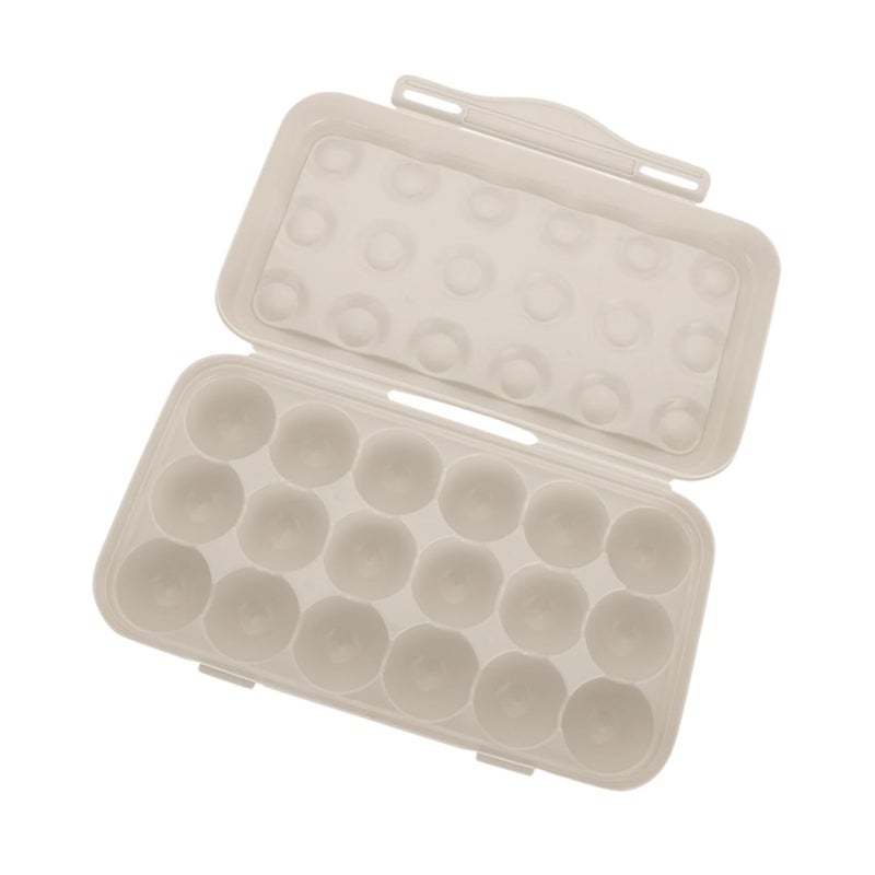 18 Grid Egg Carton Lid Durable Plastic Egg Holder Easy to Clean Collision Resistant - Image 2