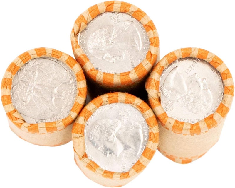 CAROUSELCHECKS Preformed Quarter Coin Wrappers, Bundle of 100 - Image 4