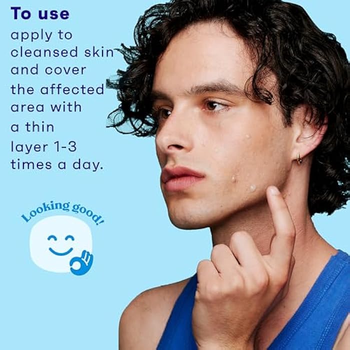 Clean & Clear Acne Spot Treatment Gel Cream with 2% Salicylic Acid, Oil-Free Topical Acne Treatment with Witch Hazel for Clinically Proven Results in 1 Day, Fragrance Free, 0.75 fl. oz - Image 4