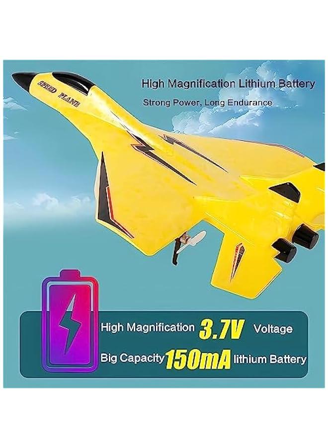 Remote Control Wireless Airplane Toy with Lights, Su-35 Rc Glider 2 Channel 2.4 GHZ Remote Control Planes, Outdoor Foam Rc Aircraft for Hobby Rc Airplanes - Image 2