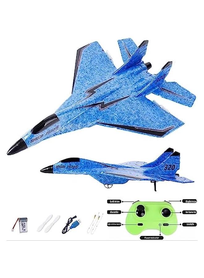 Remote Control Wireless Airplane Toy with Lights, Su-35 Rc Glider 2 Channel 2.4 GHZ Remote Control Planes, Outdoor Foam Rc Aircraft for Hobby Rc Airplanes - Image 1