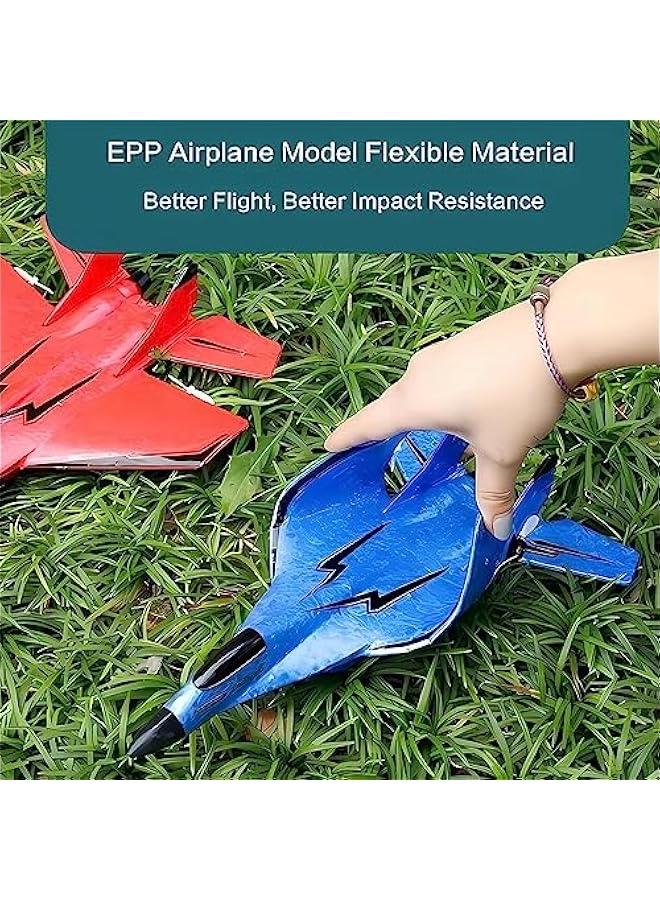 Remote Control Wireless Airplane Toy with Lights, Su-35 Rc Glider 2 Channel 2.4 GHZ Remote Control Planes, Outdoor Foam Rc Aircraft for Hobby Rc Airplanes - Image 4