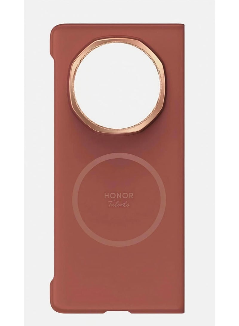 أونور تشويس جراب هاتف Honor الأصلي Magic V5 من الجلد مع توافق MagSafe - Image 4