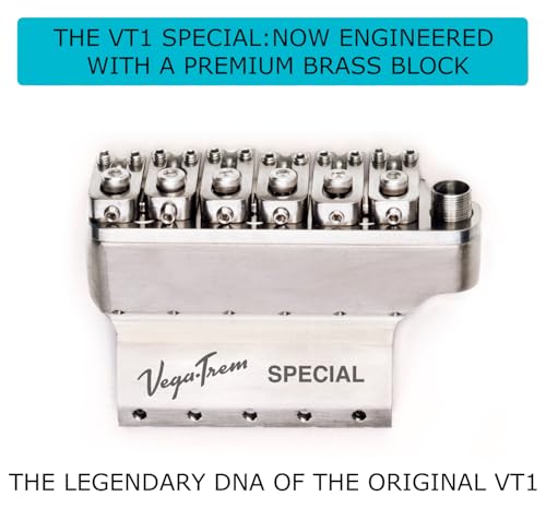 Vega Trem Vega-Trem VT1 Special 2-Points Stratocaster Guitar Tremolo Bridge For Strat No Mods Easy Installation (Glossy, Right) - Image 2