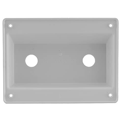 RecPro Faucet Bezel | Stand Off Faucet Cover (White) - Image 3