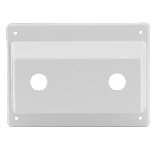 RecPro Faucet Bezel | Stand Off Faucet Cover (White) - Image 2