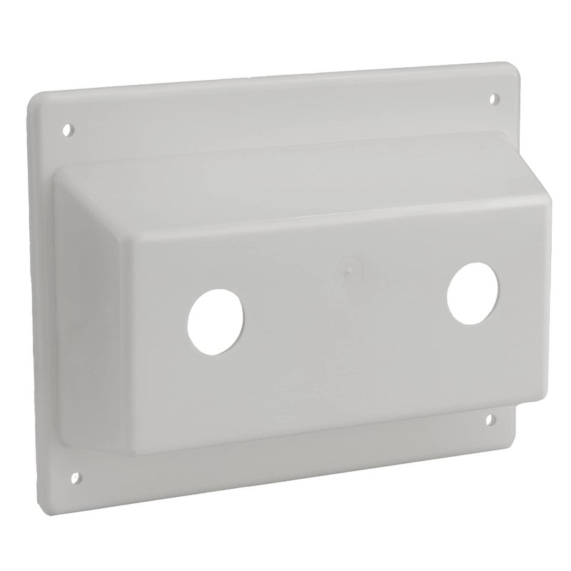 RecPro Faucet Bezel | Stand Off Faucet Cover (White) - Image 5