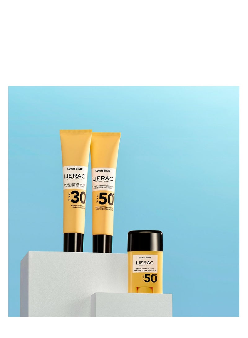 Lierac Sunissime the Velvety Sun Face Fluid SPF30 Anti-Aging 40ml - Image 3