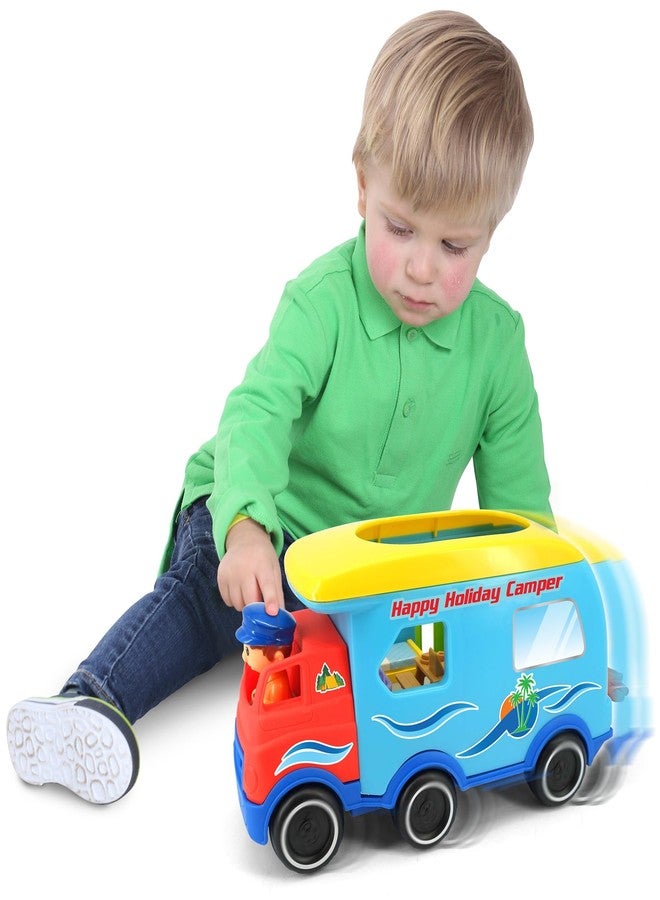 Kiddieland: Light & Sound: Activity Happy Camper - Motorized Toy Vehicle, Auto-Stops, Realistic Engine Revs, Motorhome, Kids & Toddlers Ages 1 yr+ - Image 3