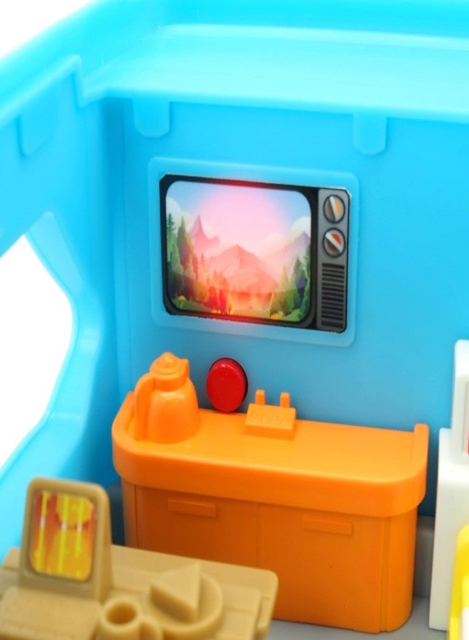 Kiddieland: Light & Sound: Activity Happy Camper - Motorized Toy Vehicle, Auto-Stops, Realistic Engine Revs, Motorhome, Kids & Toddlers Ages 1 yr+ - Image 5