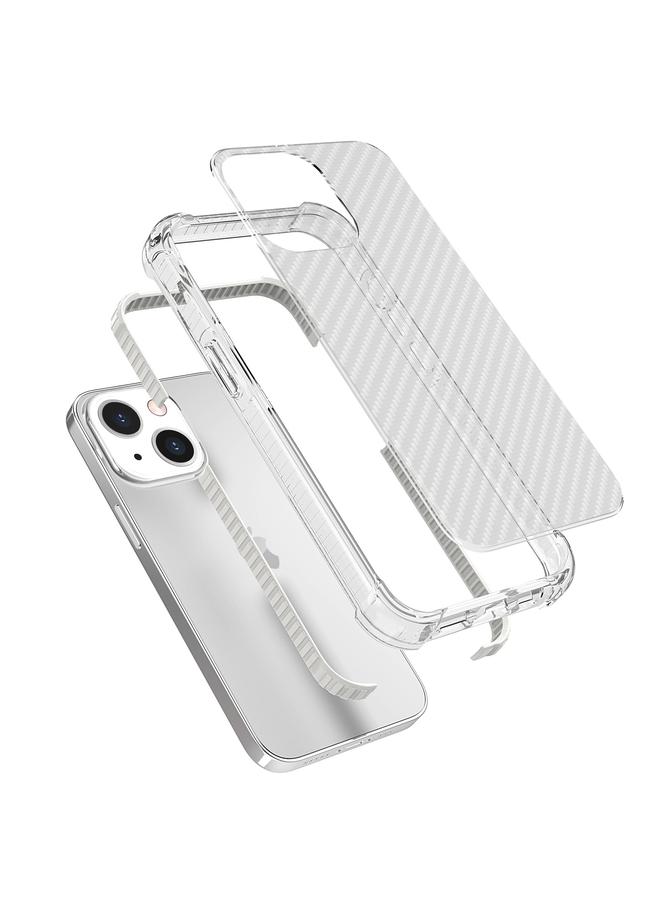 S-TOP Case For iPhone 13 Carbon Fiber Texture Four-corner Shockproof Phone Case mini - Image 3