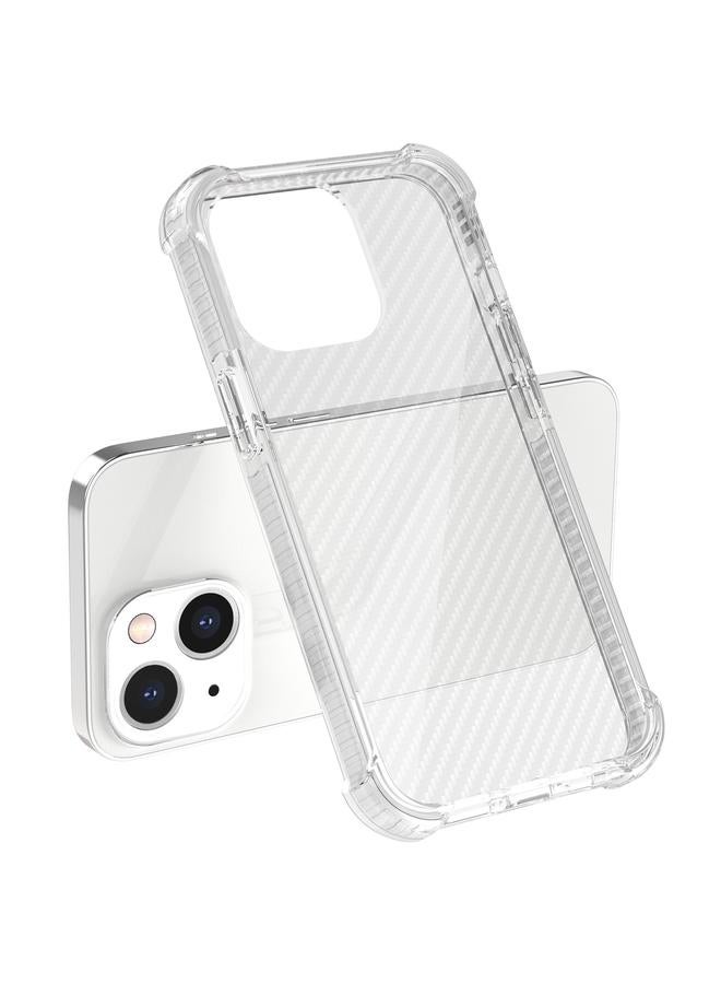 S-TOP Case For iPhone 13 Carbon Fiber Texture Four-corner Shockproof Phone Case mini - Image 4