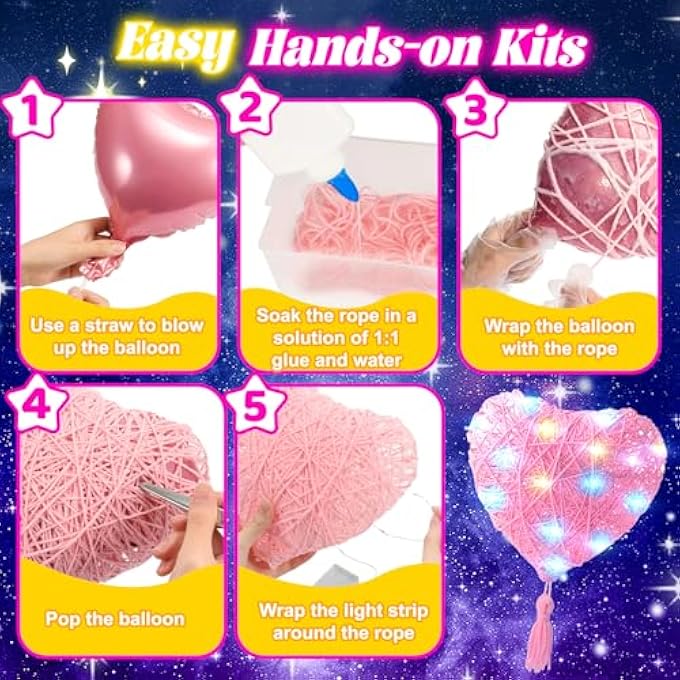 CRAFT KITS, 3D STRING ART KIT FOR KIDS - Image 5