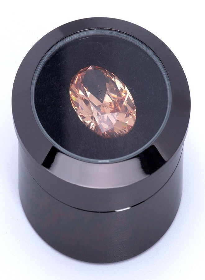 Giftop Small Loose Diamond or Gemstone Display Box Case Holder Show Container Metal (Black- 1.3x0.5) - Image 5