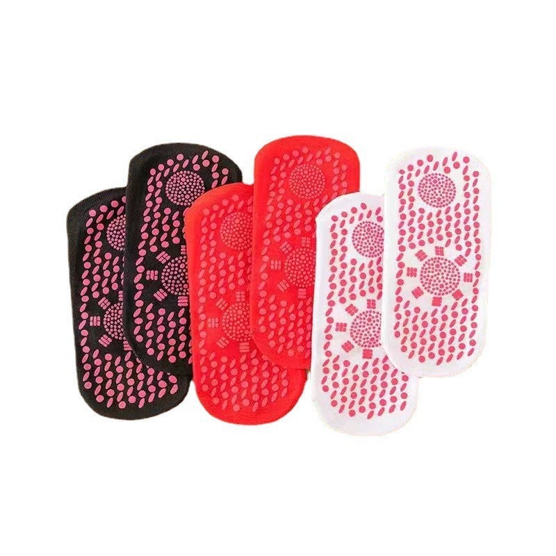 Thermal Cotton Blend Knee-High Socks with Massage & Anti-Slip - Image 2