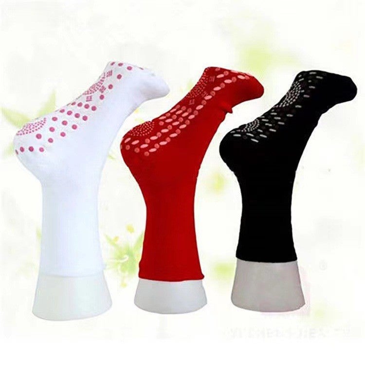 Thermal Cotton Blend Knee-High Socks with Massage & Anti-Slip - Image 3