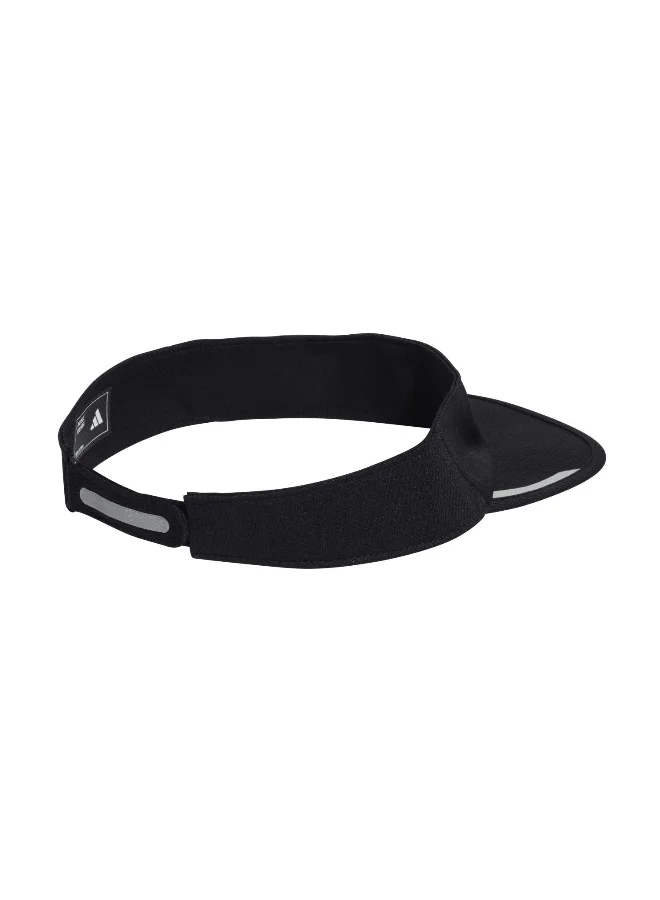 adidas Adidas Run Visor Cc Black Running Visor For Unisex Women (S/M)