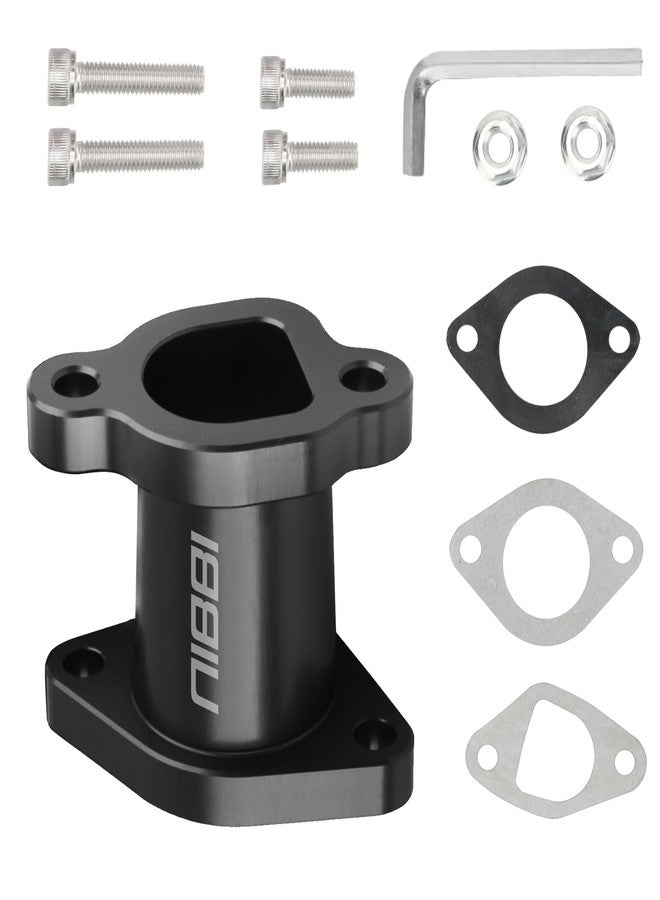 NIBBI Predator 212 Intake Manifold,212 Predator Performance Part Intake Pipe Inlet Manifold For Mini Bike 196cc/212cc/224cc Engine GX160 GX200 225RS(FL-Black) - Image 1