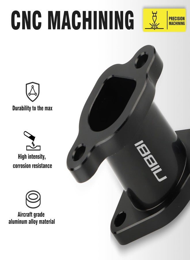 NIBBI Predator 212 Intake Manifold,212 Predator Performance Part Intake Pipe Inlet Manifold For Mini Bike 196cc/212cc/224cc Engine GX160 GX200 225RS(FL-Black) - Image 5