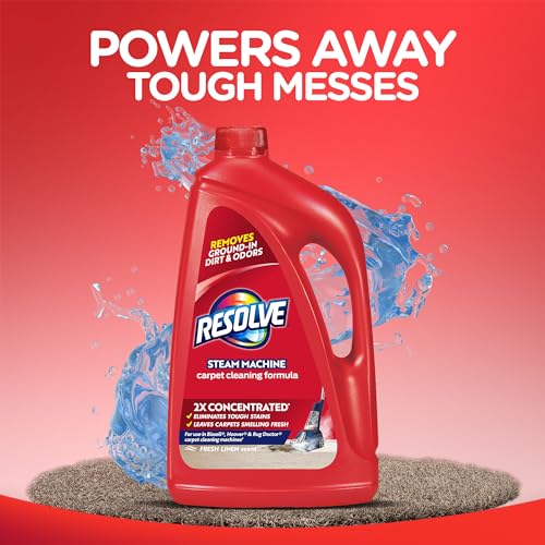 Resolve Steam Carpet Cleaner Solution Shampoo, 3.75 Lb Bottle, 2X Concentrate, Safe for Bissell, Hoover & Rug Doctor, Carpet Cleaner, Carpet Cleaner Solution - Image 2