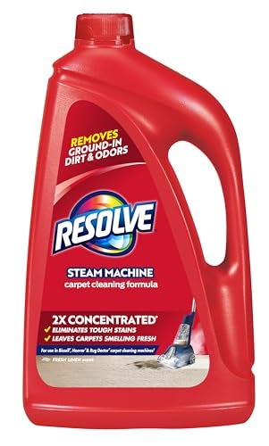 Resolve Steam Carpet Cleaner Solution Shampoo, 3.75 Lb Bottle, 2X Concentrate, Safe for Bissell, Hoover & Rug Doctor, Carpet Cleaner, Carpet Cleaner Solution - Image 1