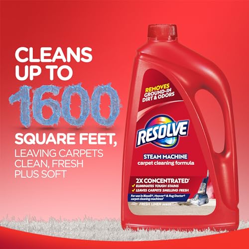 Resolve Steam Carpet Cleaner Solution Shampoo, 3.75 Lb Bottle, 2X Concentrate, Safe for Bissell, Hoover & Rug Doctor, Carpet Cleaner, Carpet Cleaner Solution - Image 5