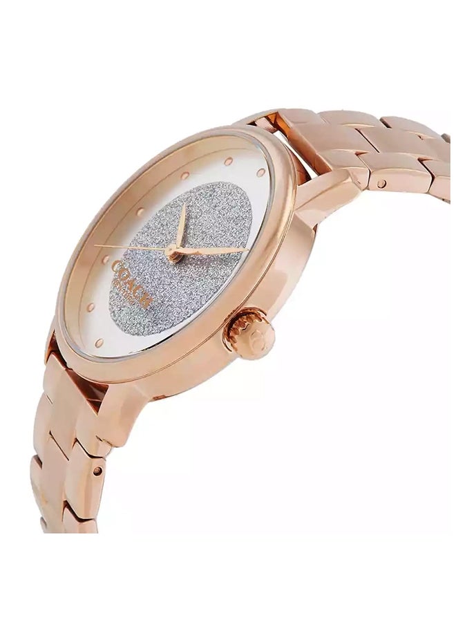 COACH Round Analog Women'S Silver White Case Watch - 14000105 - Image 2