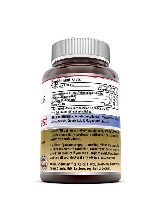 Amazing Nutrition Brewers Yeast Tablets - 7.5 Grain Capsule 500mg 240 Tablets - Supports Healthy Digestion * Promotes Heart Health - Image 2