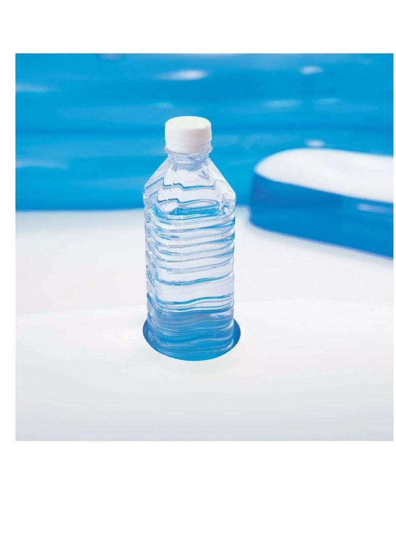 Intex SwimCenter 990L Inflatable Pool with 4 Seats 229x229x66cm - Blue - Image 4