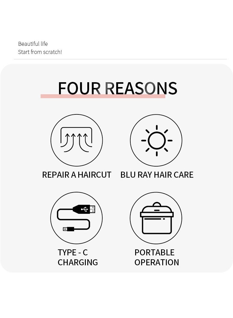 general Multifunctional hair cutter, hair splitting trimmer, rechargeable portable household automatic hair cutter, electric hair cutter - Image 5