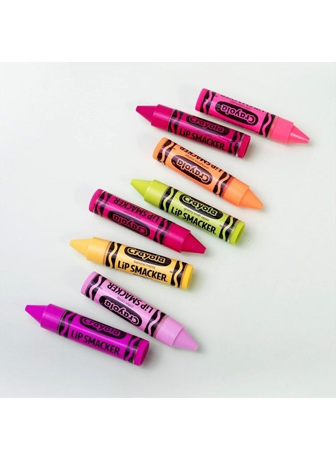 Lip Smacker Crayola Lip Balm Party Pack 8 Count, Cotton Candy, Orange, Sherbert, Watermelon, Berry, Apple, Banana  - Image 3