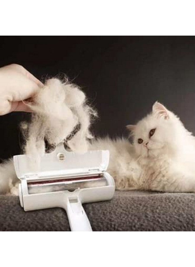 Generic Pet Hair Remover - Lint Roller for Dog and Cat Hair | Portable, Reusable, Eco-Friendly Pet Hair Remover Brush for Couches, Carpet, Bedding, Clothes, and Car | Pet Supplies & Grooming | Orange  - Image 5