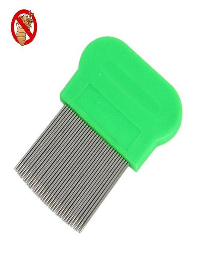 Generic - Lice comb A comb with metal teeth to remove lice and nits Consists of 5 pieces - Image 1